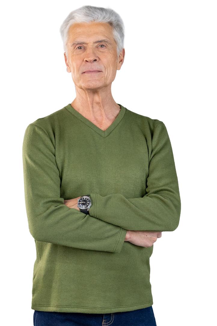 Pulls homme sénior pour personne agée