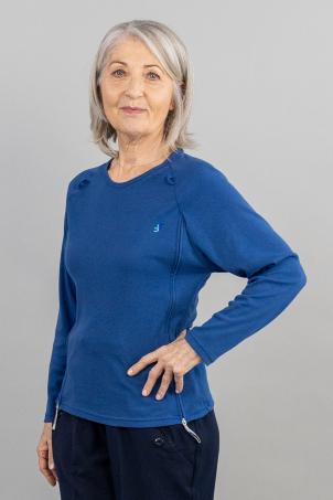 Tee-shirt zippé manches longues (TENNIE)