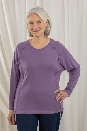 Tee-shirt zippé manches longues (TENNIE)