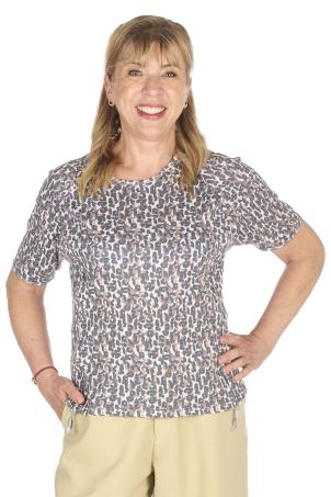 Tee-shirt adapté imprimé manches courtes (TESSY)