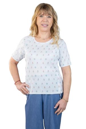 Tee-shirt adapté imprimé manches courtes (TESSY)