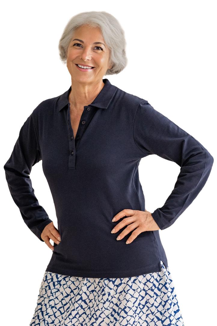 Polos femme sénior pour personne agée