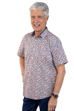 Chemise imprimée manches courtes (CABOURG)