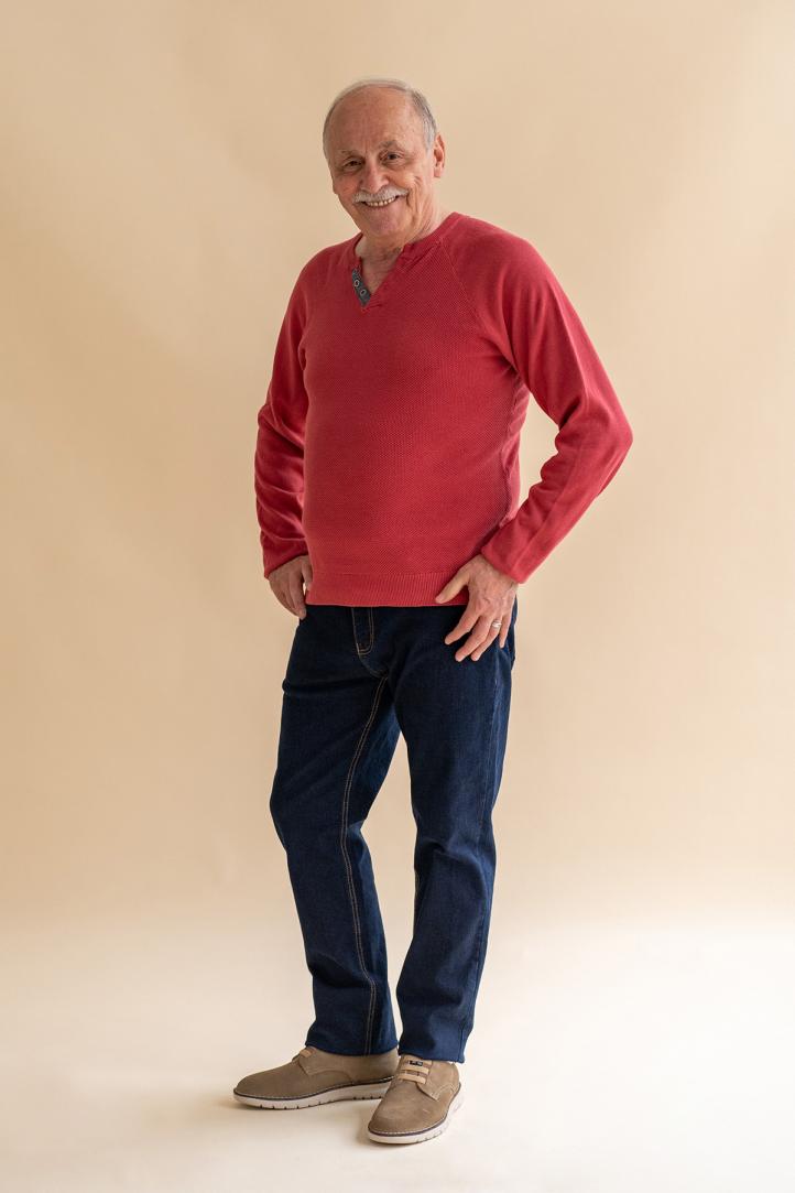 Pulls homme sénior pour personne agée