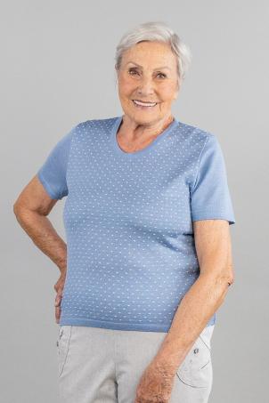 Pull fantaisie manches courtes (PRISSE)
