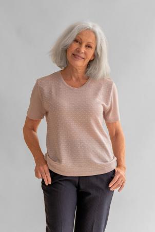 Pull fantaisie manches courtes (PRISSE)