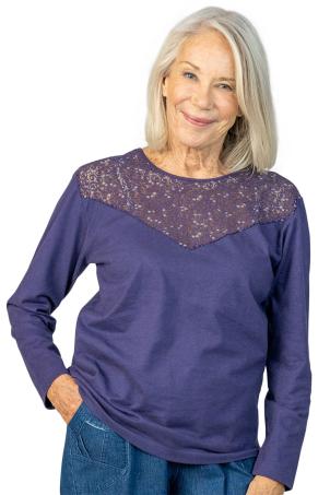 Tee-shirt dentelle manches longues (TAURIERS)