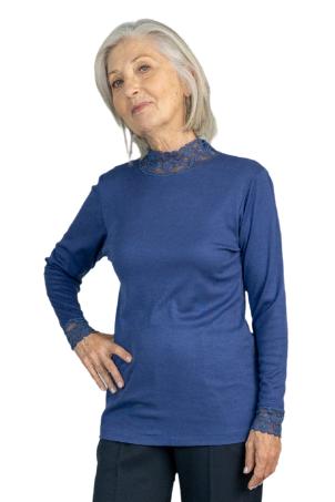 Sous pull col cheminee manches longues (SORBETS)