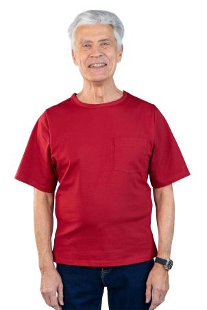 Tee-shirt uni col rond manches courtes (TAMPICO)