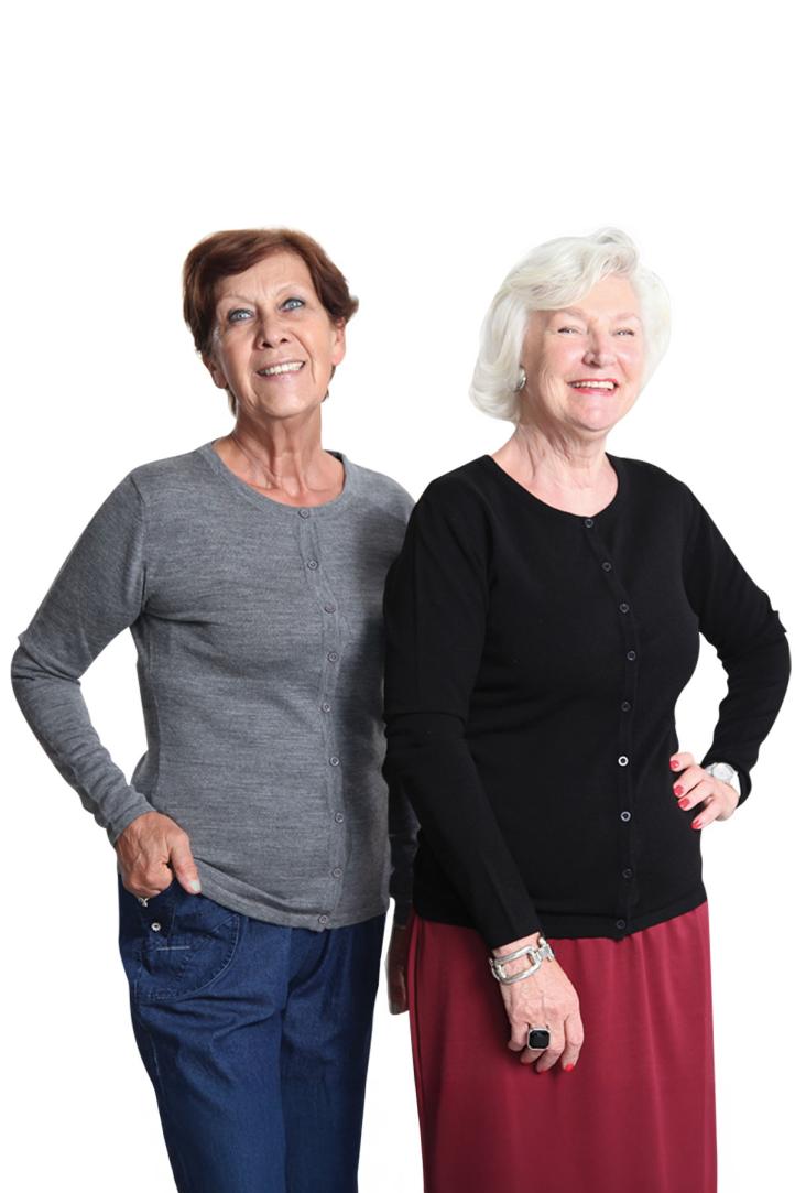 Gilets femme sénior pour personne agée