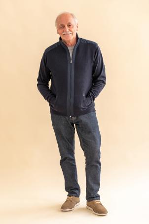 Veste zippée bi-matière (VENCE)