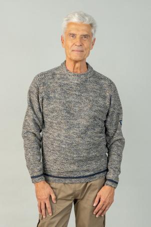 Pull maille épaisse manches longues (PLUVEY)