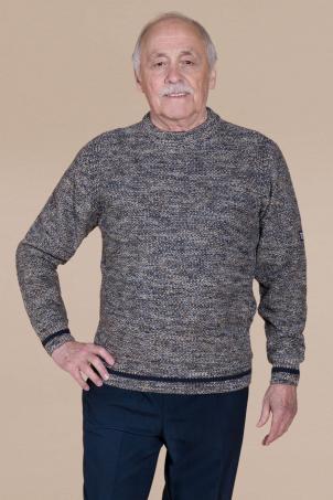 Pull col rond chiné (PLUVEY)