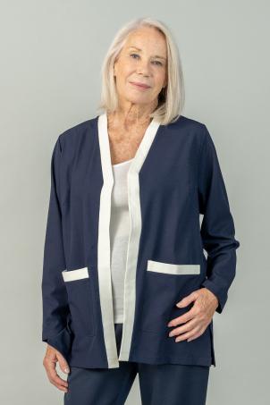 Veste col contrastant (VALLERY)