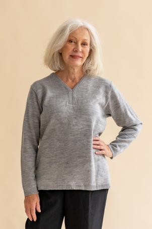 Pull col Y (PELLISSANDRE)