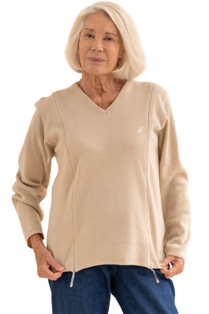 Pulls femme sénior pour personne agée