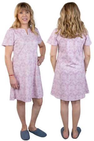 Chemise de nuit imprimée manches courtes (NATILLY)