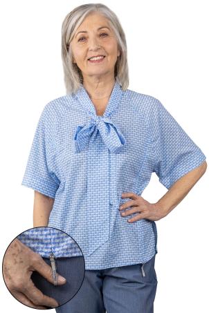 Blouse adaptée imprimée manches courtes (BALESTA)