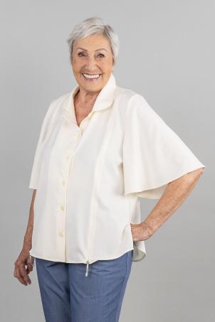 Blouse asymétrique zippée (BLANDY)