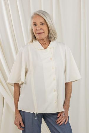 Blouse asymétrique zippée (BLANDY)
