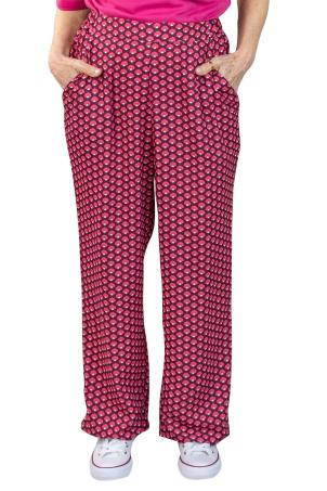 Pantalon fluide imprimé  (POILLY)