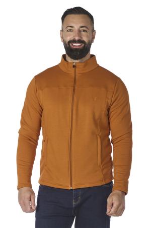 Veste unie col montant manches longues (VADENAY)