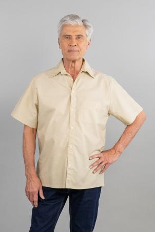 Chemise unie manches courtes (CAEN)