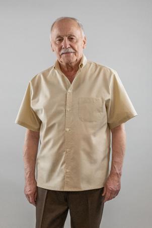 Chemise unie manches courtes (CAEN)