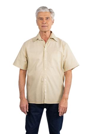 Chemise unie manches courtes (CAEN)