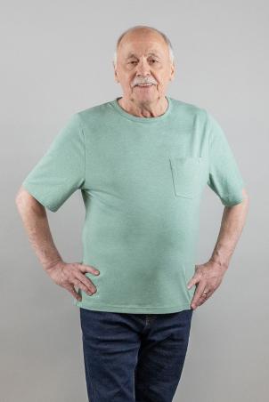 Tee-shirt uni col rond manches courtes (TAIX)