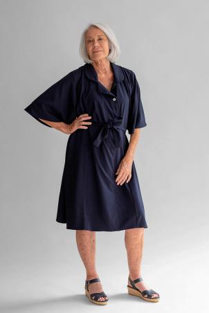 Robe unie manches courtes (ROSIERE)