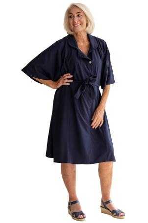 Robe unie manches courtes (ROSIERE)