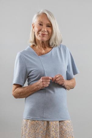 Tee-shirt col asymétrique (TADEN)