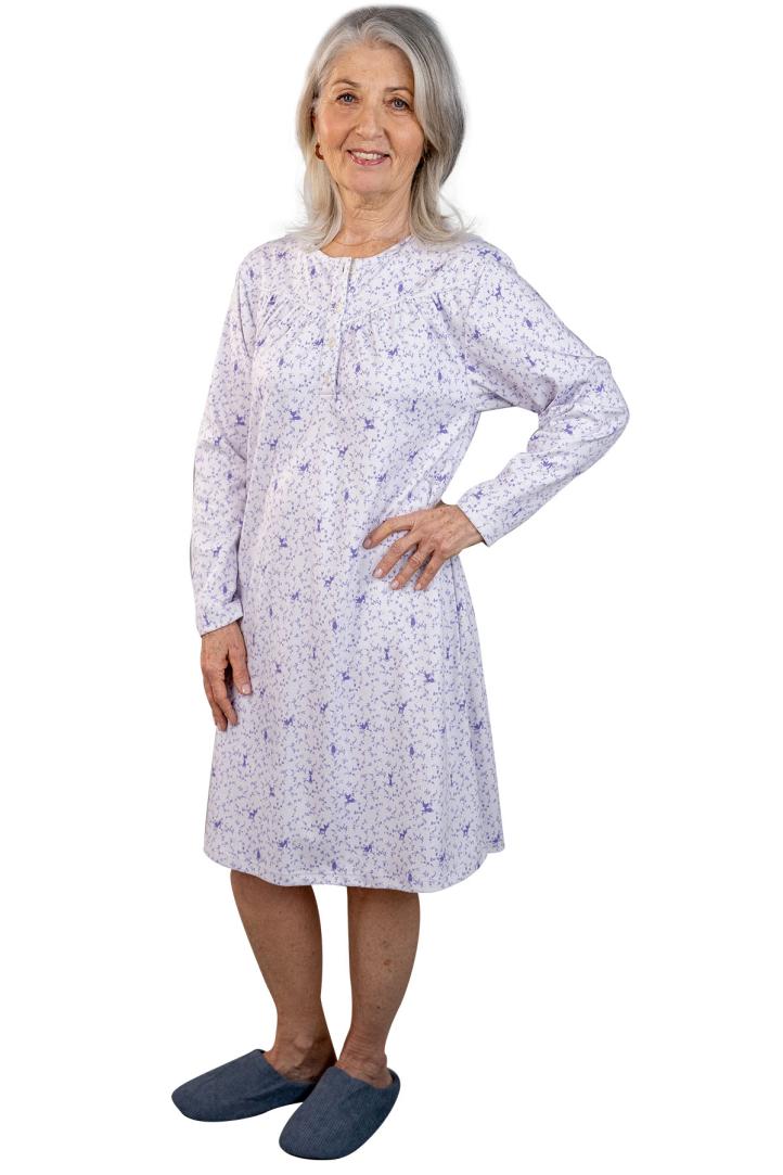 Vêtements de nuit femme sénior pour personne agée