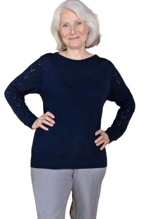 Pull manches longues ajourees (PULLAY)