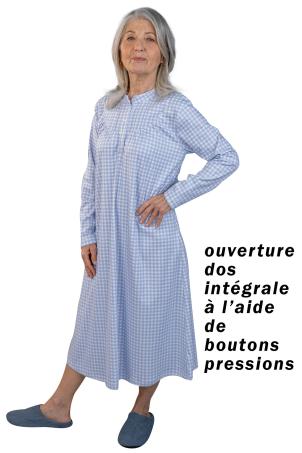 Chemise de nuit ouverture intégrale dos (NIAMEY)