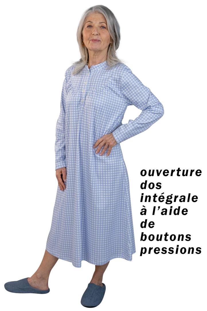 Vêtements de nuit femme sénior pour personne agée