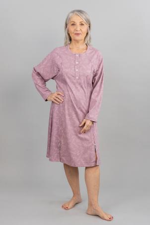 Chemise de nuit adaptée manches longues (NIELLE)