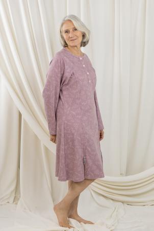 Chemise de nuit adaptée manches longues (NIELLE)