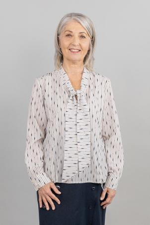 Blouse adaptée col lavallière (BALINE)