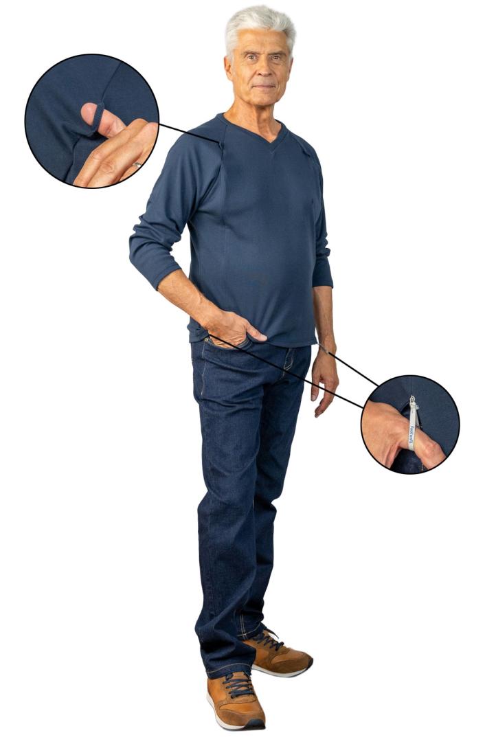 Tee-shirts homme sénior pour personne agée