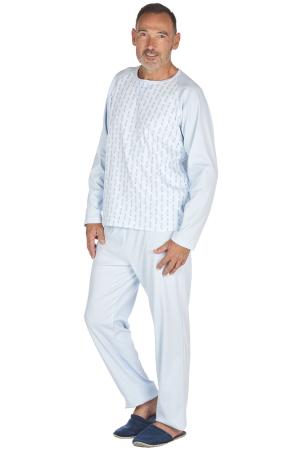 Pyjama col rond manches longues  (NEXON)