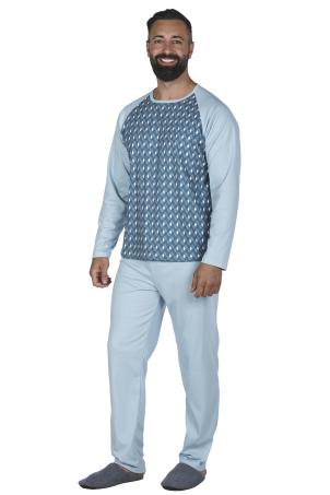 Pyjama col rond manches longues  (NEXON)