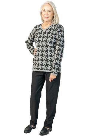 Pull  jacquard manches longues (PULSEY)