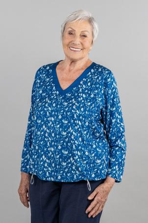 Blouse adaptée imprimée (BARCY)