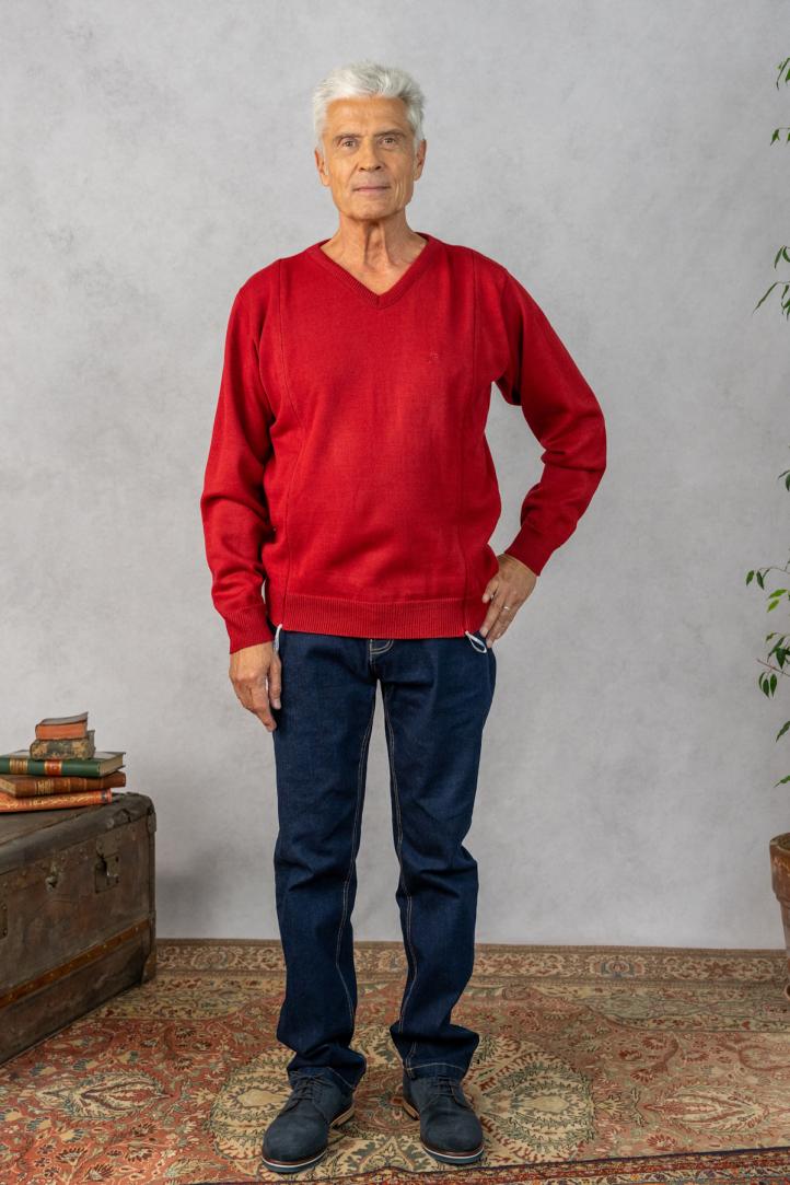 Pulls homme sénior pour personne agée