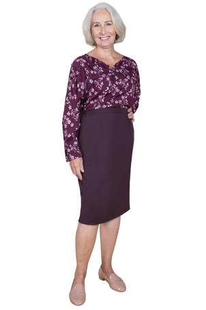 Jupe unie coupe droite (JONAGE)
