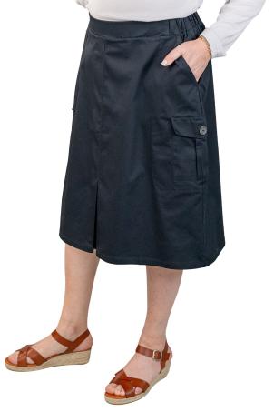 Jupe unie taille elastiquée (JABLINES)