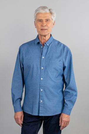 Chemise légère en jean manches longues (CHARENCY)