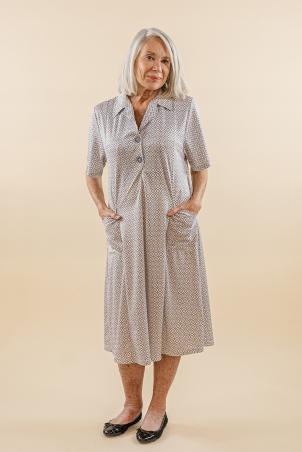 Robe imprimée manches courtes (RENO)